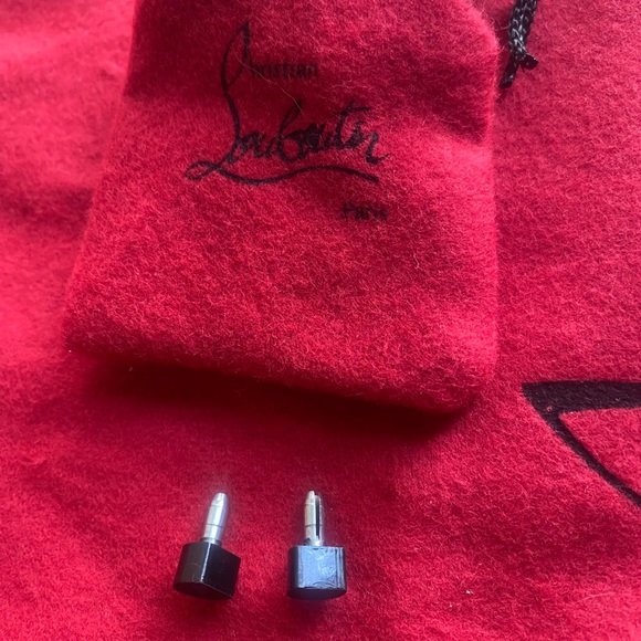 Christian Louboutin Iriza 100mm Eu 38.5 Black - worn 1x 🔥 - Picture 12 of 15